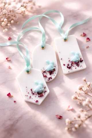 FRESH LINEN 1 τμχ Αρωματικά ντουλάπας από φυτικό κερί